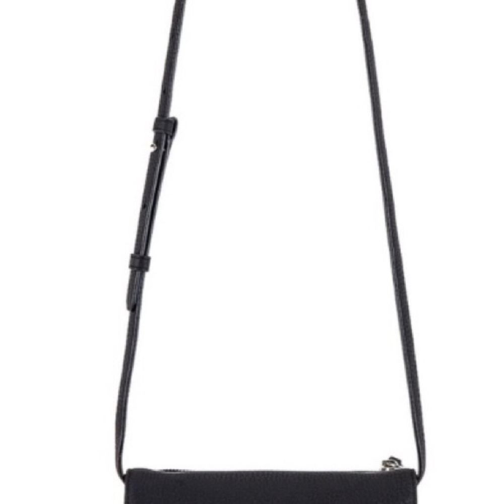 All Saints Fetch Leather/Chain Crossbody Wallet - Picture 6 of 16